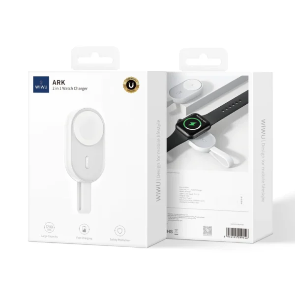 Wiwu m20 ARK 2in1 Watch Charger